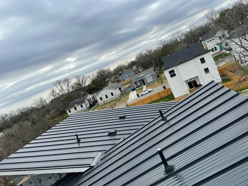 Standing seam metal roof panels with vents for Skylight Repair in Blytheville